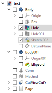 FreeCAD DocumentTree-Checkboxes.png