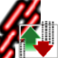 Icon used for flip/flop normal/reverse the data listing sort by Grout/Single object