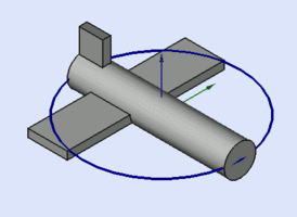 Roll is rotation about the X axis, that is to say wing up and down.
