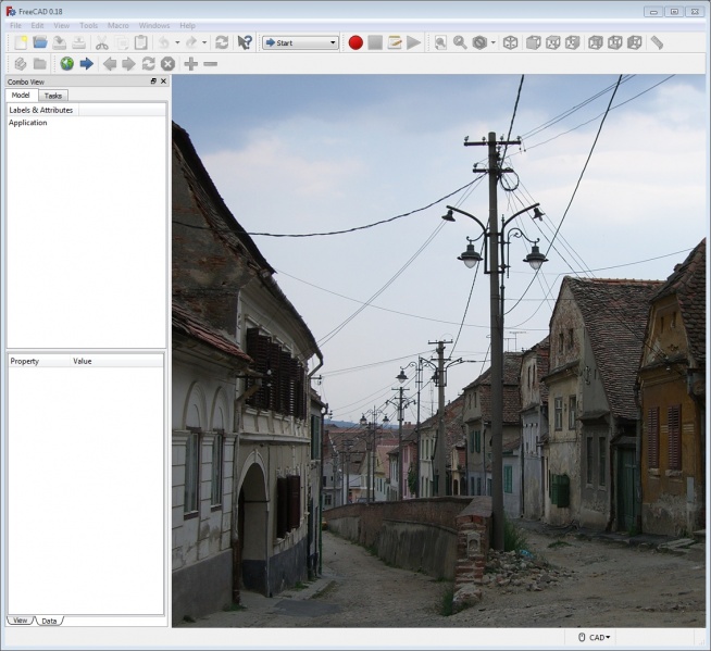 File:FreeCAD with background image.jpg