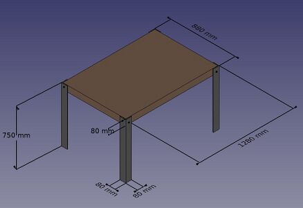 Traditional modeling, the CSG way Model a table using a simple CSG work flow.