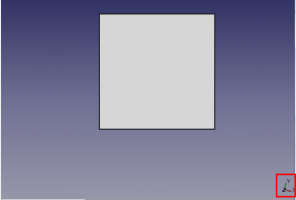 Select the object and run the macro (the object face the screen).
