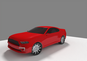 Car LuxCore rendering