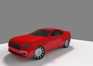 Car - LuxCore rendering